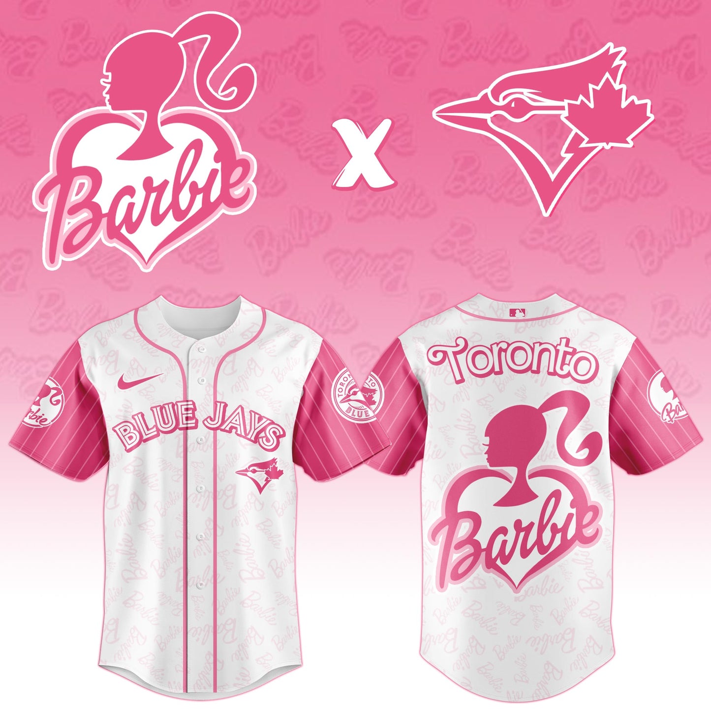 Toronto Blue Jays MLB x Barbie 2025 Jersey Editions Limited