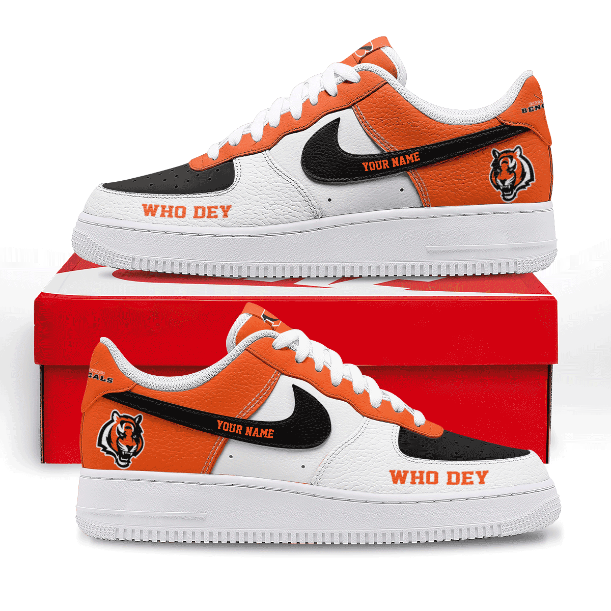 Cincinnati Bengals | Premium AF1 Shoes Limited Edition NY