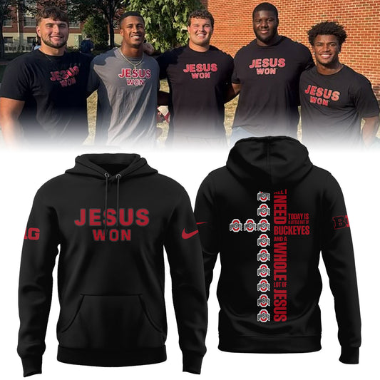 Jesus Won_Ohio State Buckeyes Limited Edition Hoodie