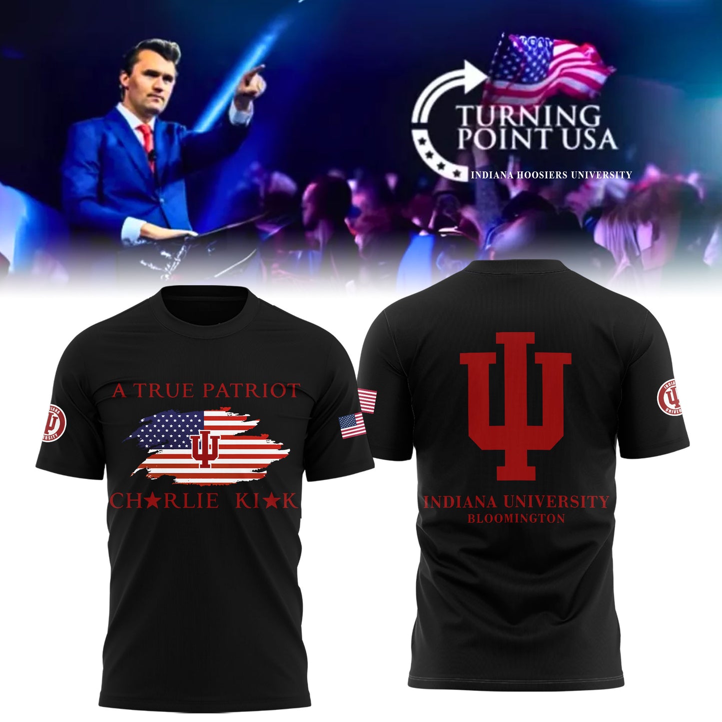 Limited Edition Indiana University x Turning Point USA Hoodie