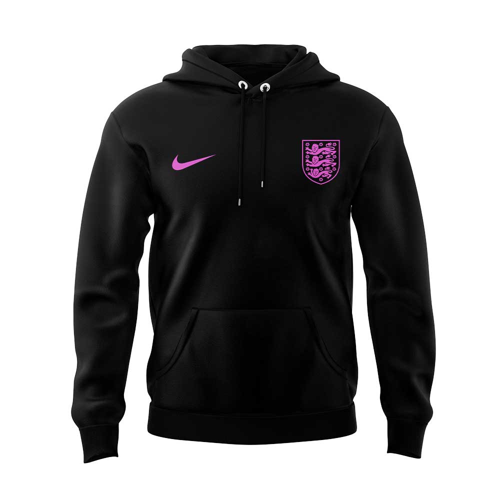Limited Edition England FB 2025 Black Hoodie