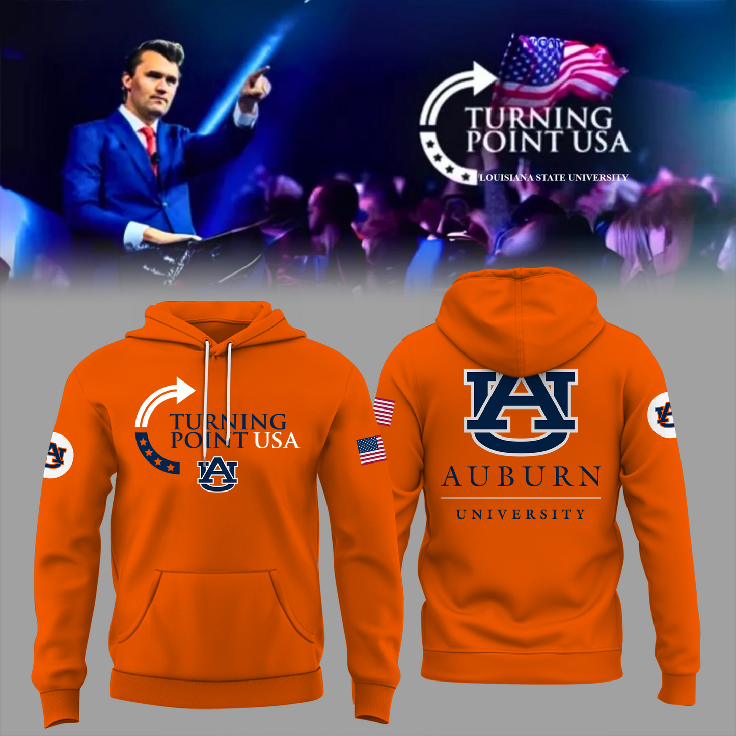 Limited Edition Auburn University x Turning Point USA Hoodie