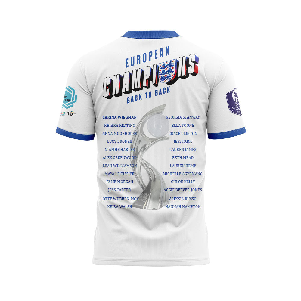 Limited Edition England Champions UEFA Women’s EURO 2025 T-Shirt