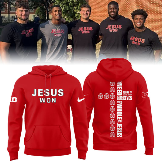 Jesus Won_Ohio State Buckeyes Limited Edition Hoodie