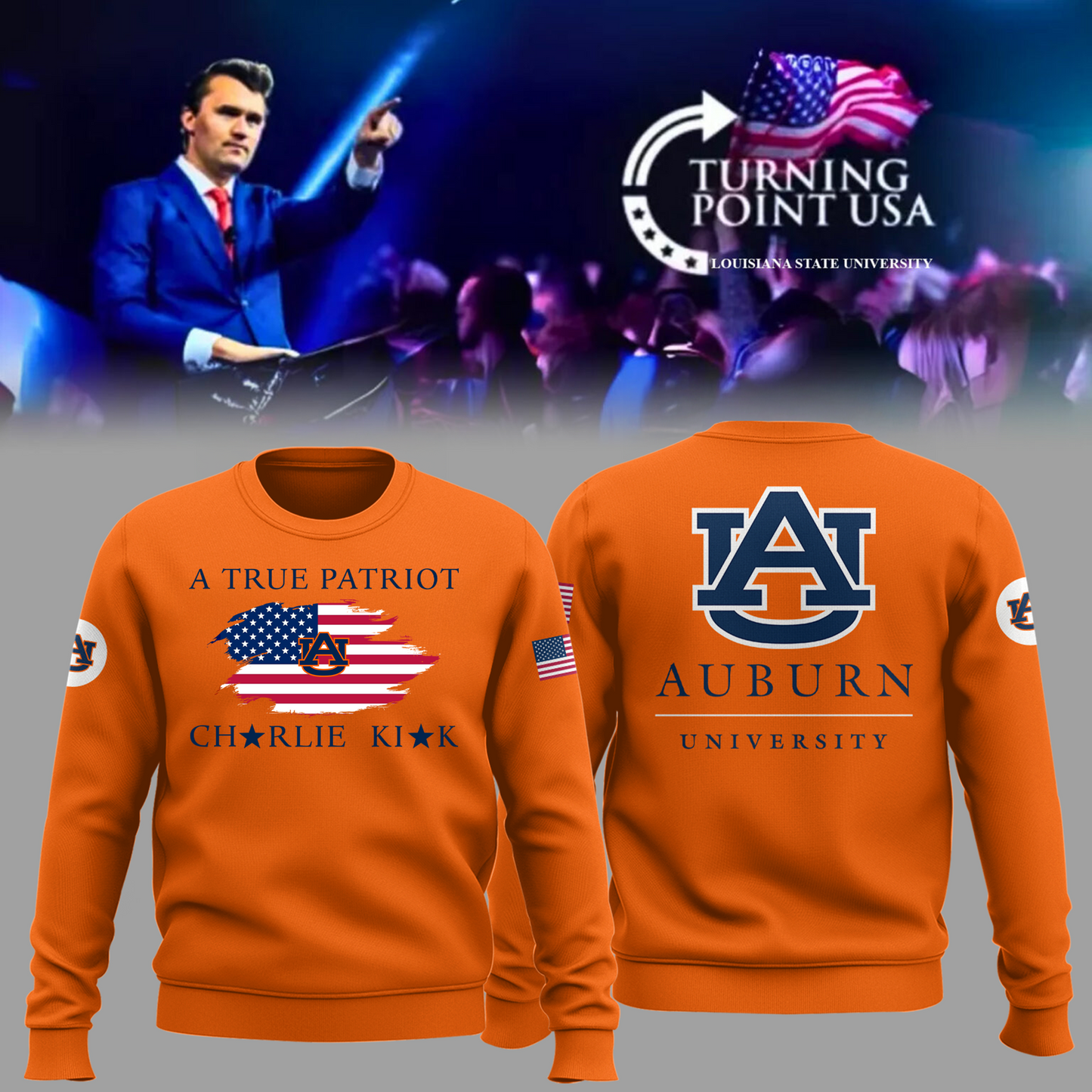 Limited Edition Auburn University x Turning Point USA Sweatshirt