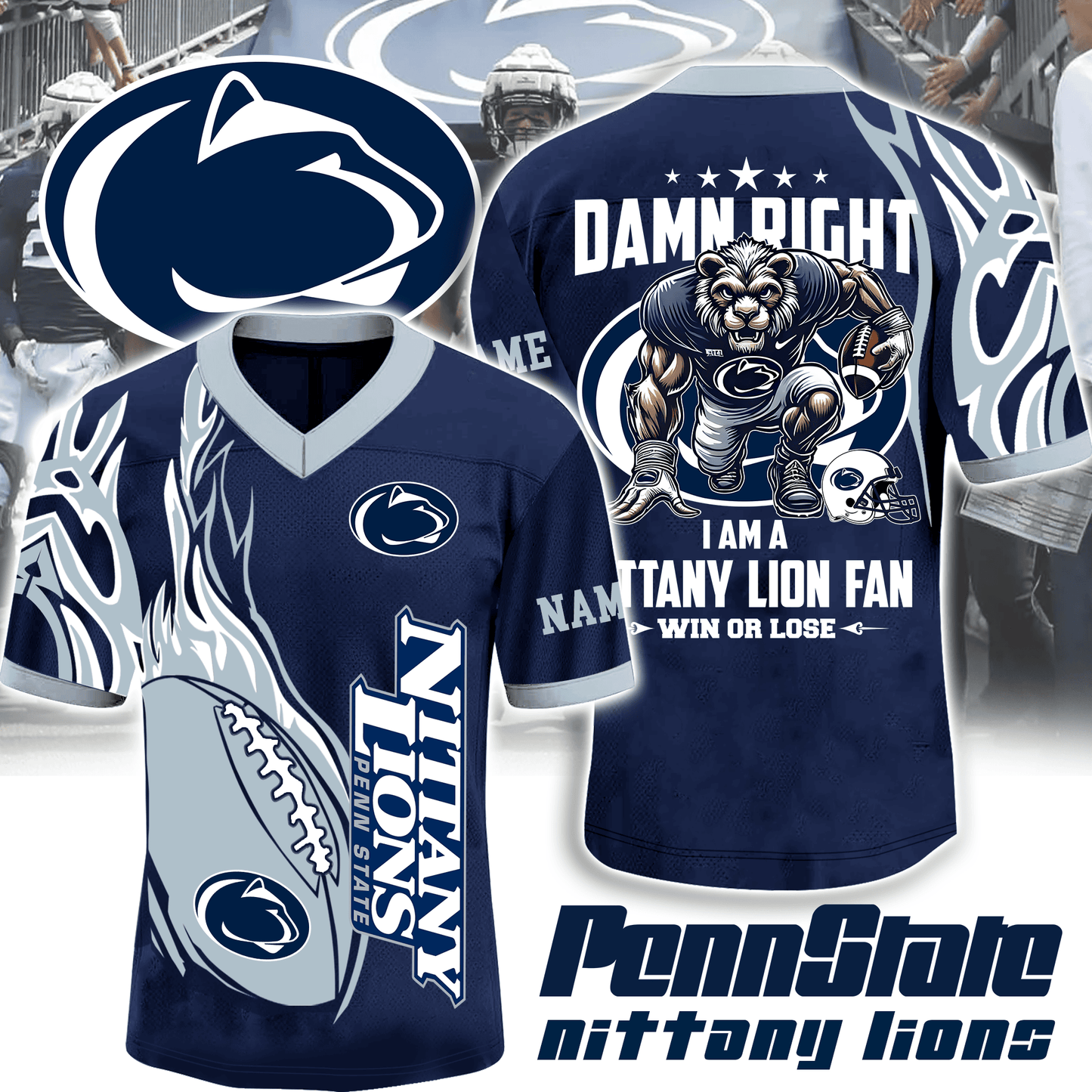 Penn State Nittany Lions Fan Jersey