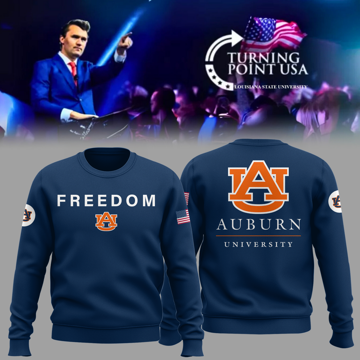 Limited Edition Auburn University x Turning Point USA Sweatshirt