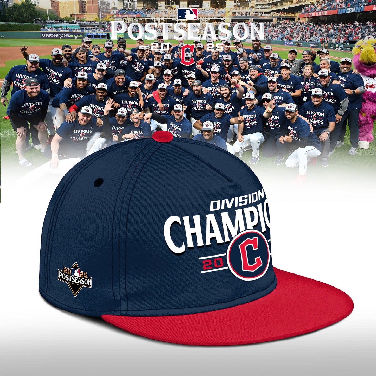 Cleveland Guardians 2025 AL Central Champions Special Editions T-Shirt