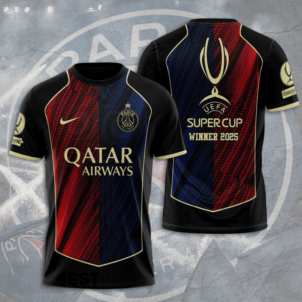 PSG – UEFA SUPER CUP CHAMPIONS 2025 T-Shirt