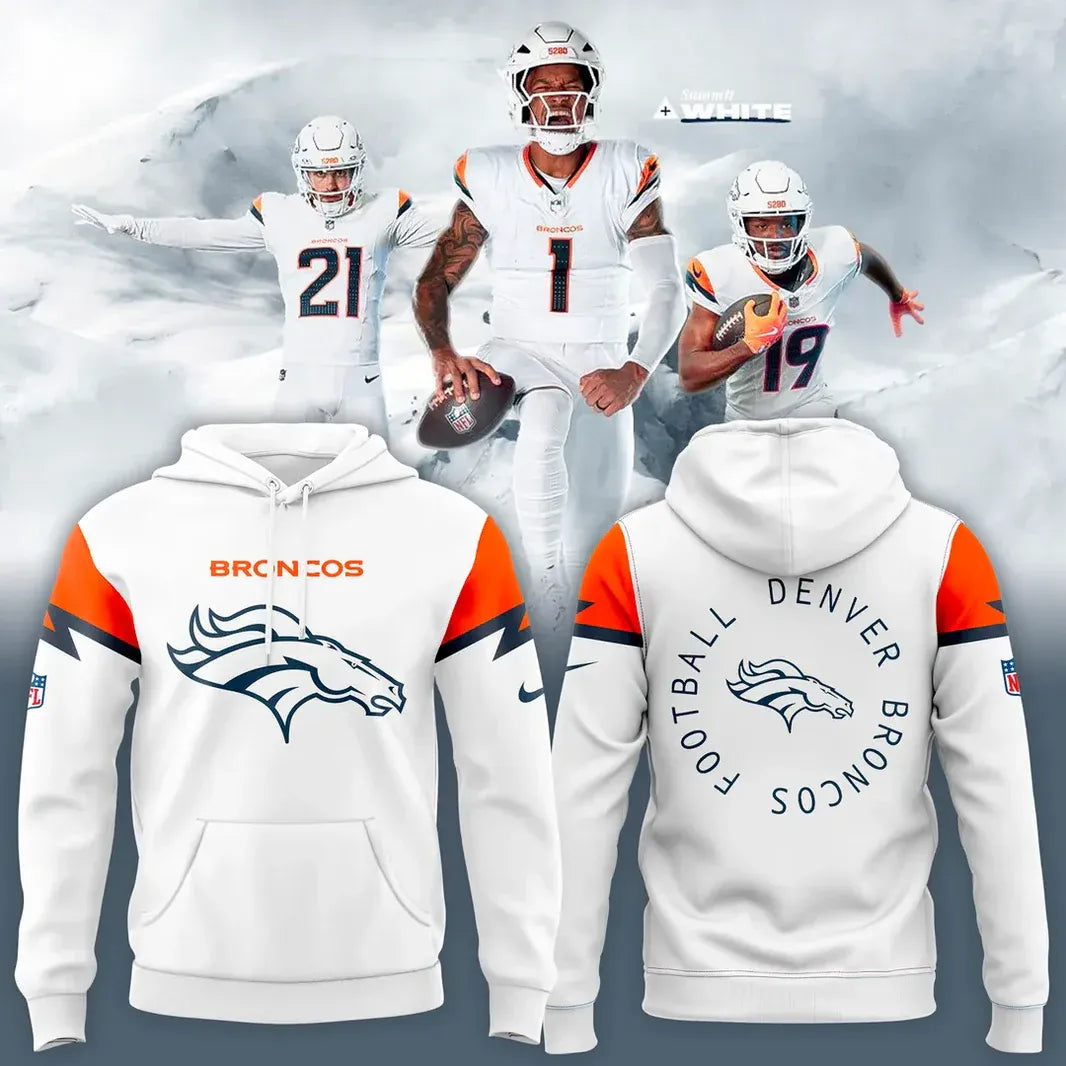 Limited Edition Broncos White Out Hoodie