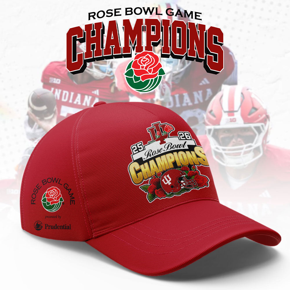 Indiana Hoosiers 2026 Rose Bowl Champions Limited Hoodie