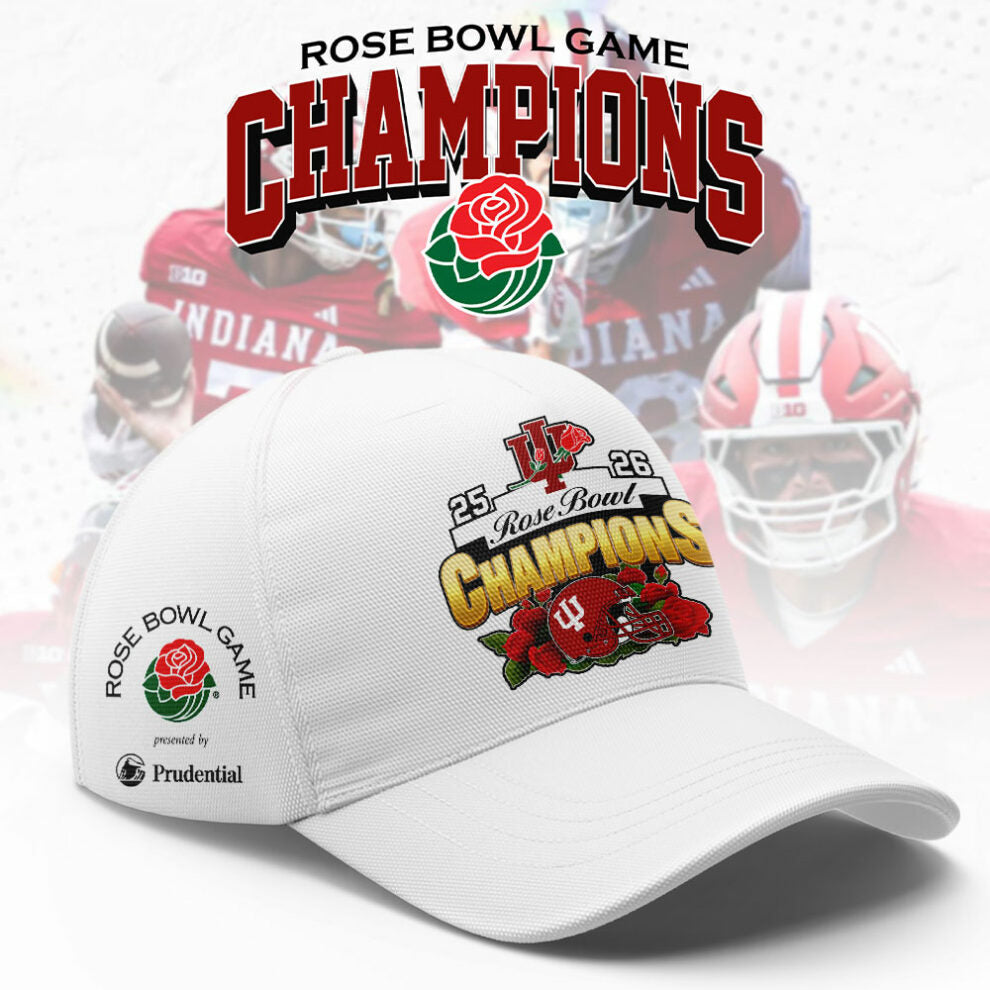 Indiana Hoosiers 2026 Rose Bowl Champions Limited New Hoodie