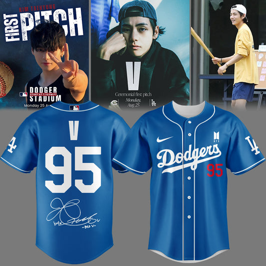 LA Dodgers x V BTS Limited Jersey 2025