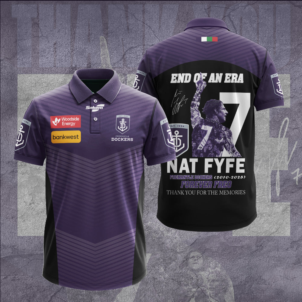 Fremantle Football Club x Nat Fyfe 3D Polo
