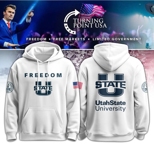 Limited Edition Utah State University x Turning Point USA Hoodie