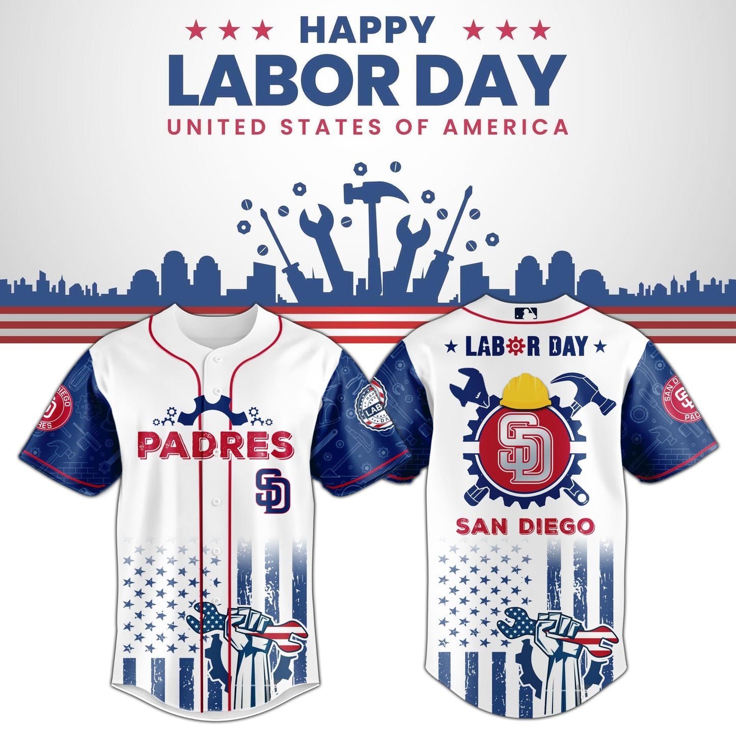San Diego Padres MLB x Labor Day Jersey Limited Edition