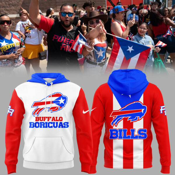 Limited Edition Buffalo Bills Puerto Rican Hoodie