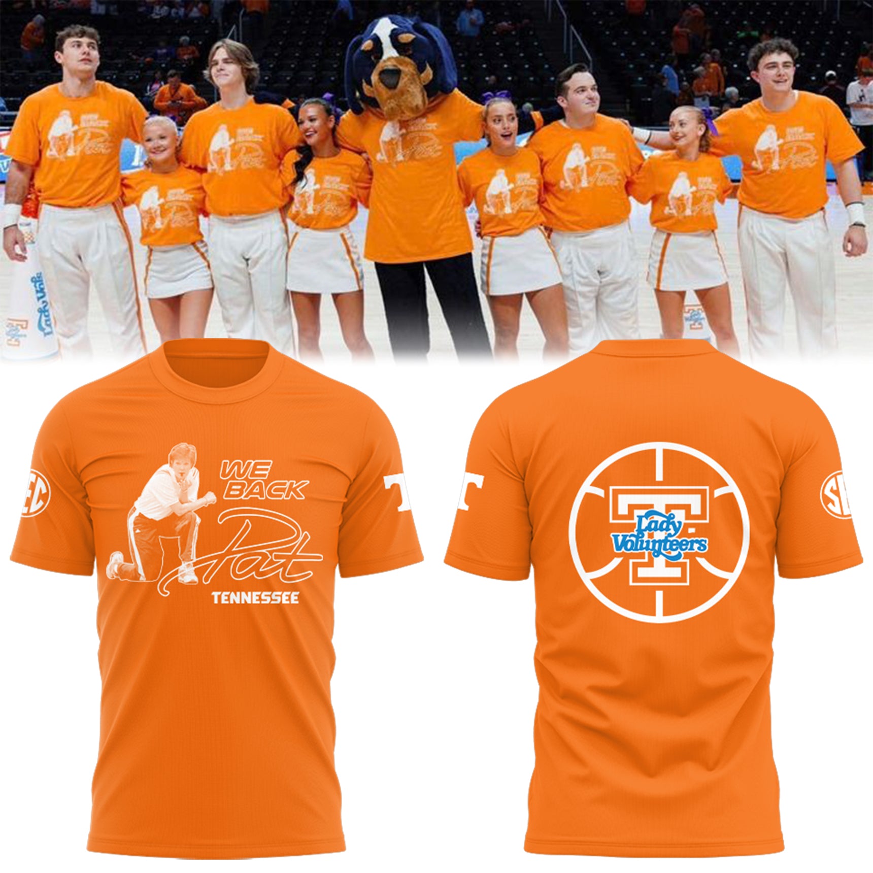 We Back Pat Lady Vols Basketball Limited Edition Shirt-LL0118252002