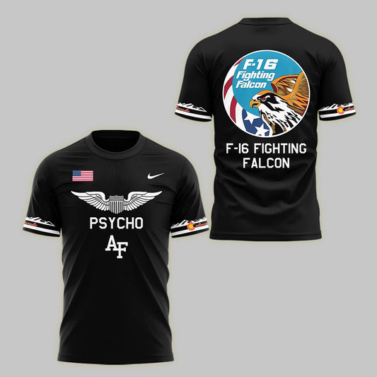Limited Edition AF Football ‘Fighting Falcons’ Black TShirt