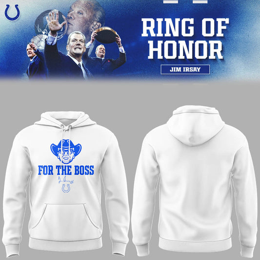 Limited Edition Indianapolis Colts "Honoring the memory of Jim Irsay" Hoodie-LL25090710027