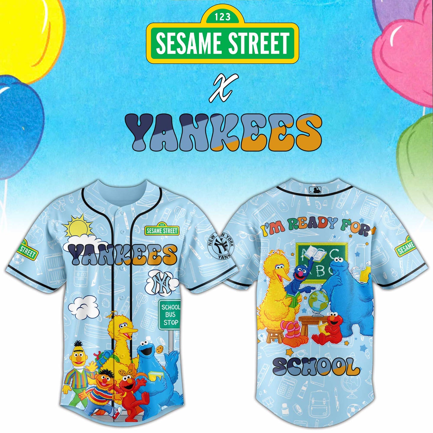 Yankees x Sesame Back to School Jersey