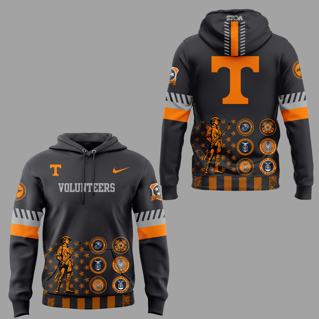 Limited Edition Volunteer Football Smokey Grey ‘Volunteer Spirit’ Hoodie-ND04072507