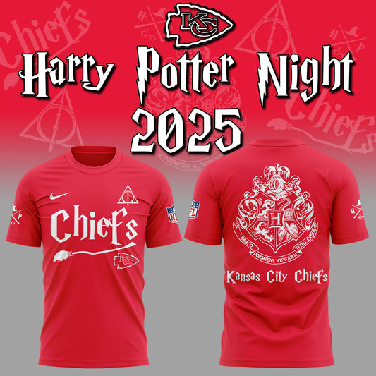 Kansas City Chiefs Harry Potter 2025 Combo T-Shirt