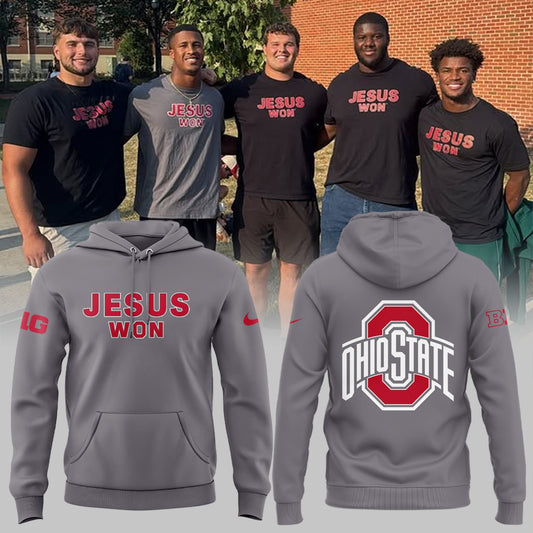 Limited Edition JESUS WON Gray Hoodie