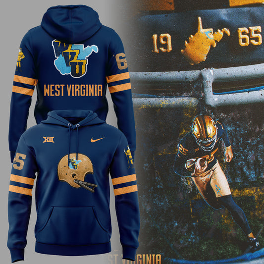Limited Edition WVU Football 𝟏𝟗𝟔𝟓 𝐓𝐡𝐫𝐨𝐰𝐛𝐚𝐜𝐤 Hoodie-ND09262528