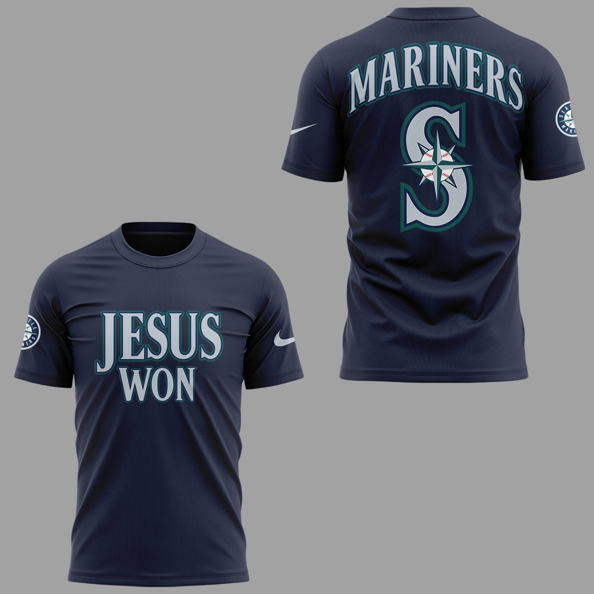 Limited Edition Mariners JESUS WON