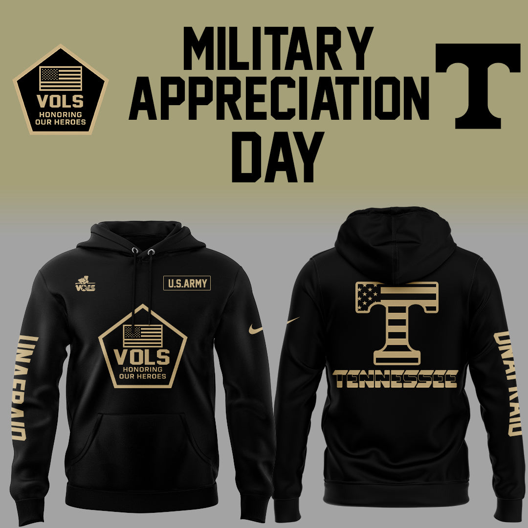 Limited Edition Tennessee x Military Appreciation Day 2025 Hoodie