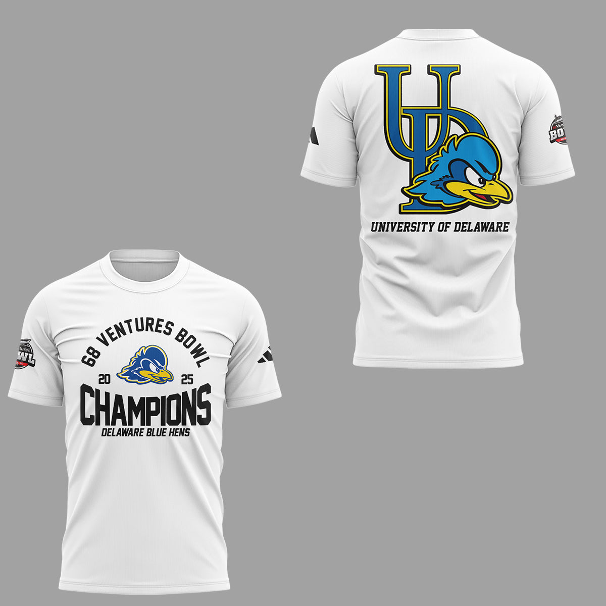 Limited Edition Delaware 68 Ventures Bowl Champions Shirt
