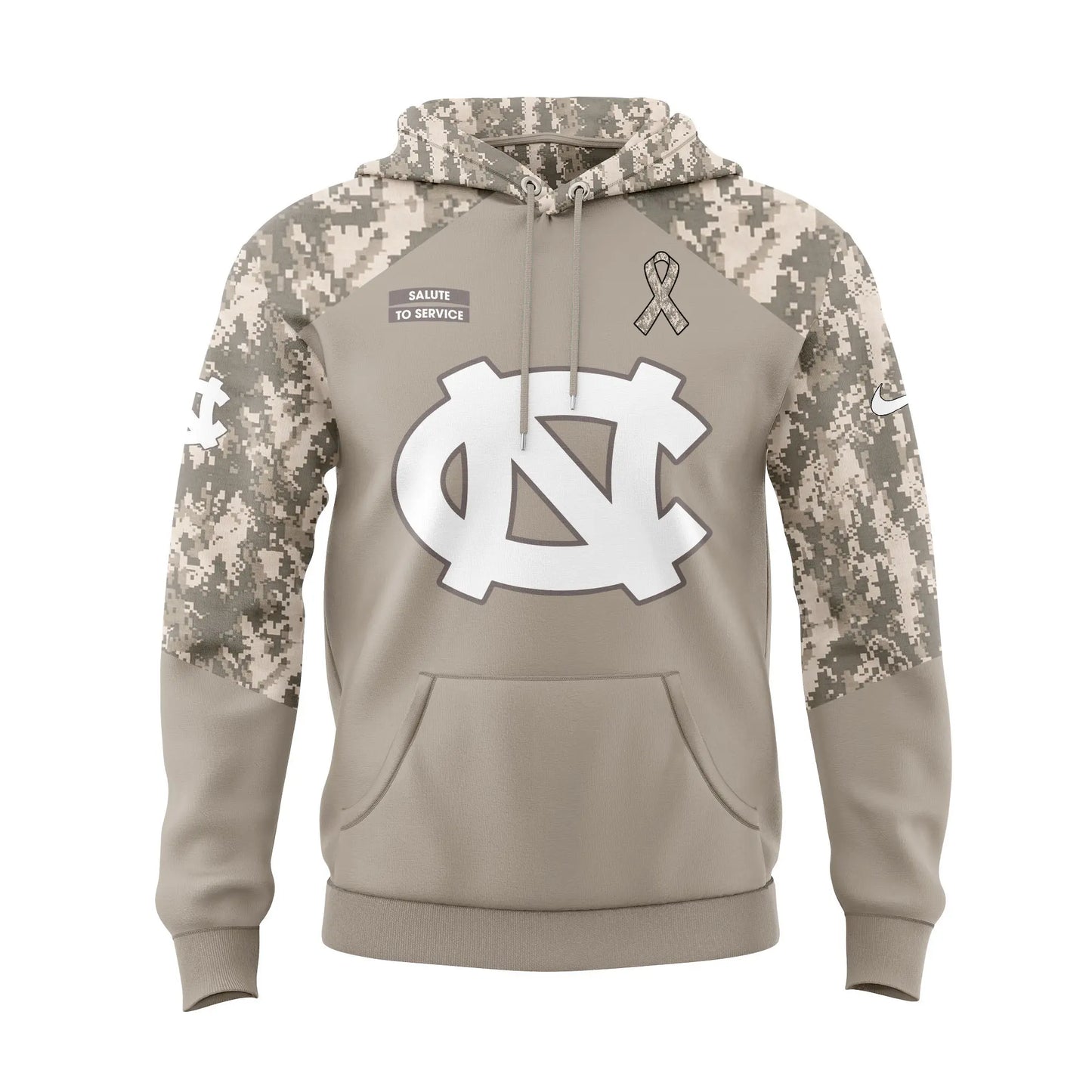 Limited Edition UNC Basketball Salute To Service Hoodie -  - Carolina Tar Heels Shirt