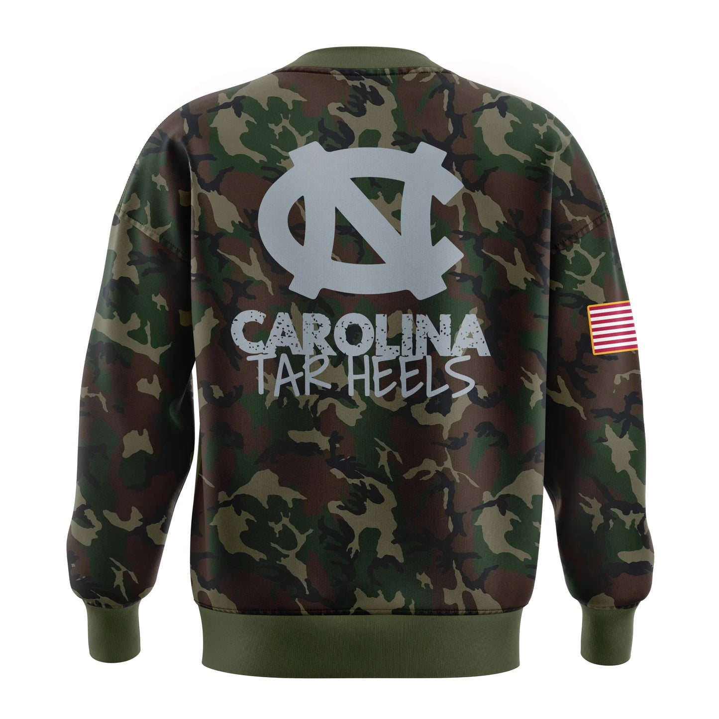 Limited Edition Carolina Basketball Coach Hubert Davis Camo Sweatshirt -  - Carolina Tar Heels Shirt