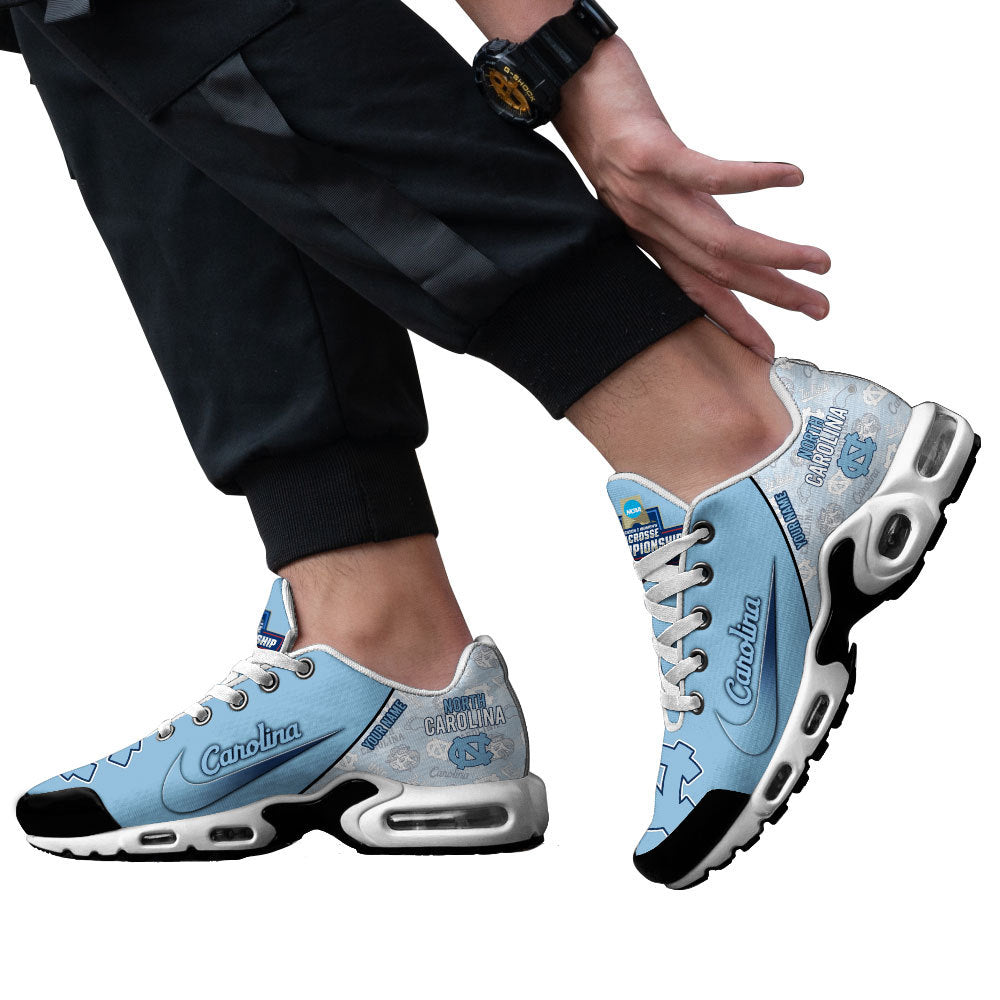 Limited Edition UNC Basketball Custom Name For Fans Shoes