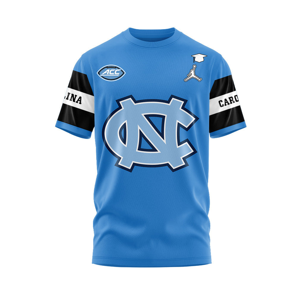Limited Edition North Carolina Football T-Shirt - - Carolina Tar Heels Shirt