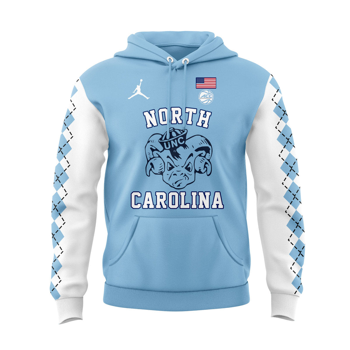 Limited Edition UNC Basketball Hoodie - - Carolina Tar Heels Shirt