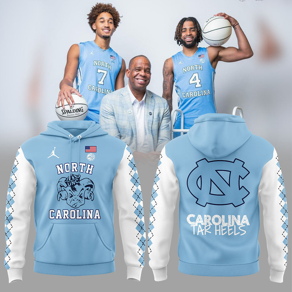 Limited Edition UNC Basketball Hoodie - - Carolina Tar Heels Shirt