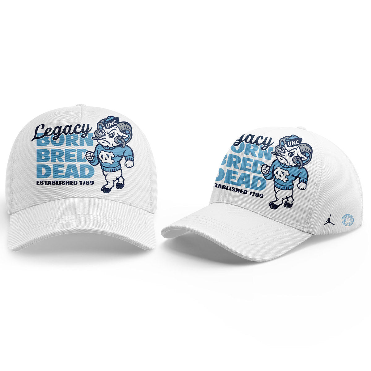 Limited Edition UNC Basketball LEGACY BORN BRED DEAD T-Shirt - - Carolina Tar Heels Shirt