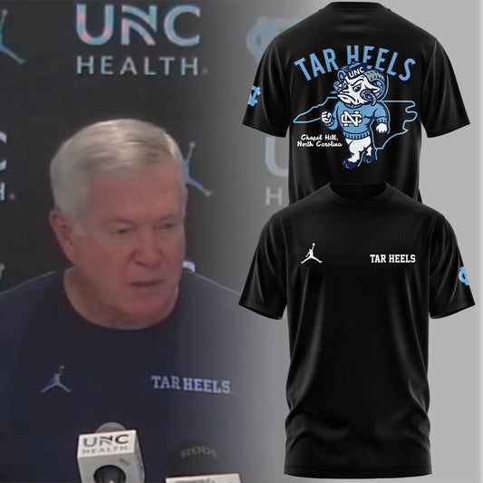 Limited Edition Coach North Carolina Football T-Shirt -  - Carolina Tar Heels Shirt