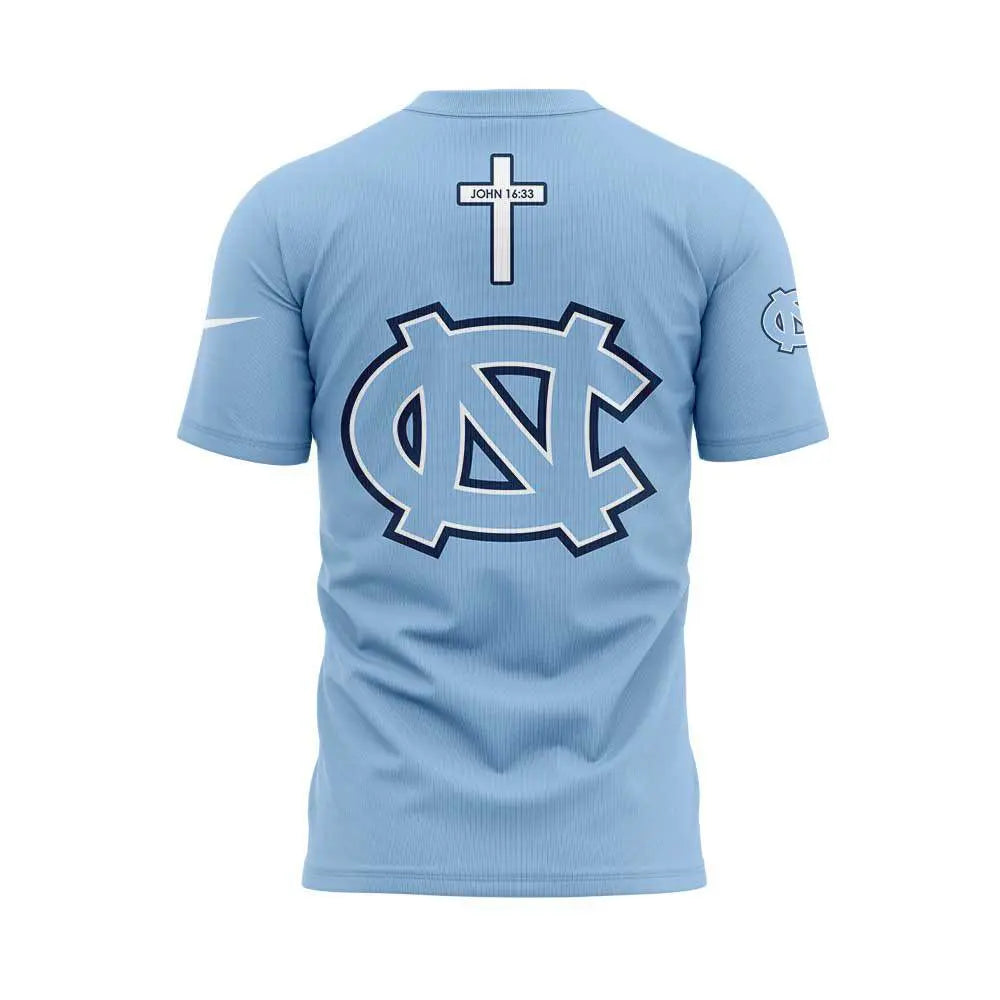 Limited Edition UNC Football JESUS WON T-Shirt- - Carolina Tar Heels Shirt