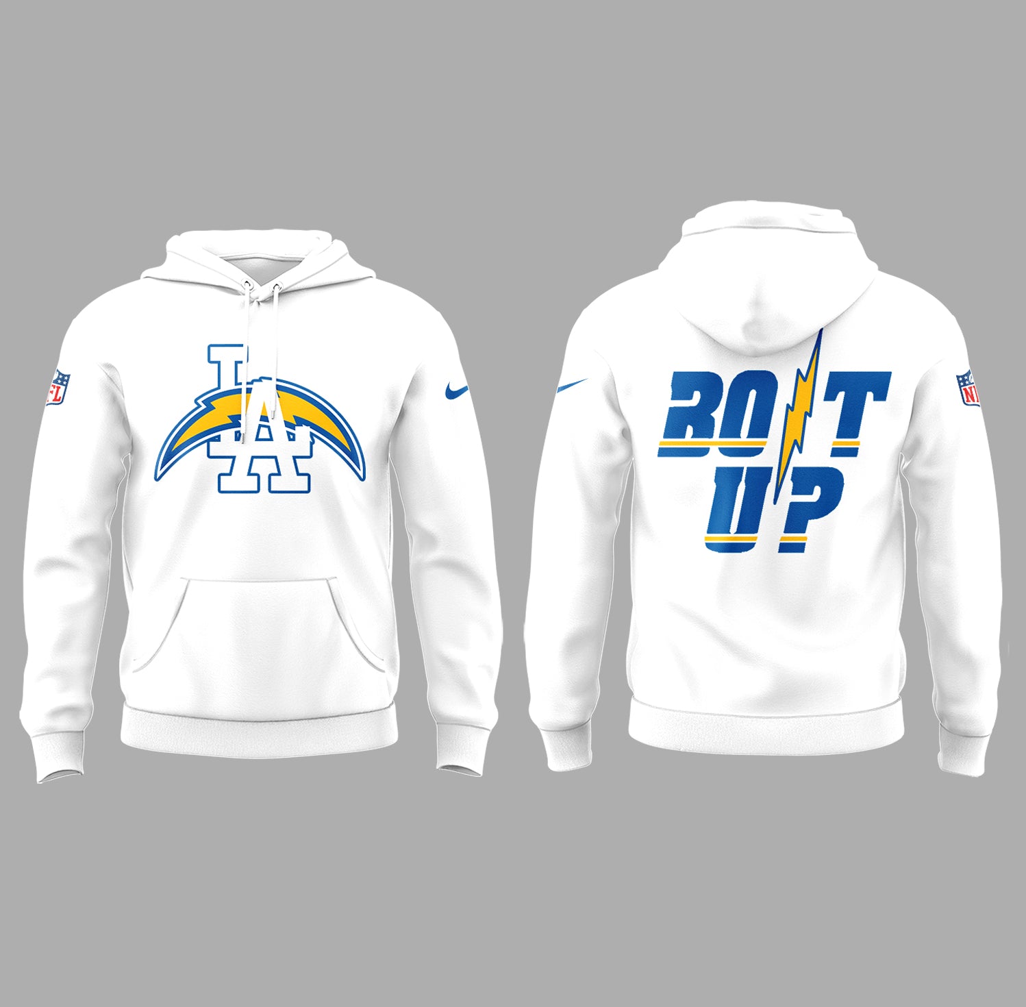Limited Edition Chargers Bolt Up Hoodie-PA052425011