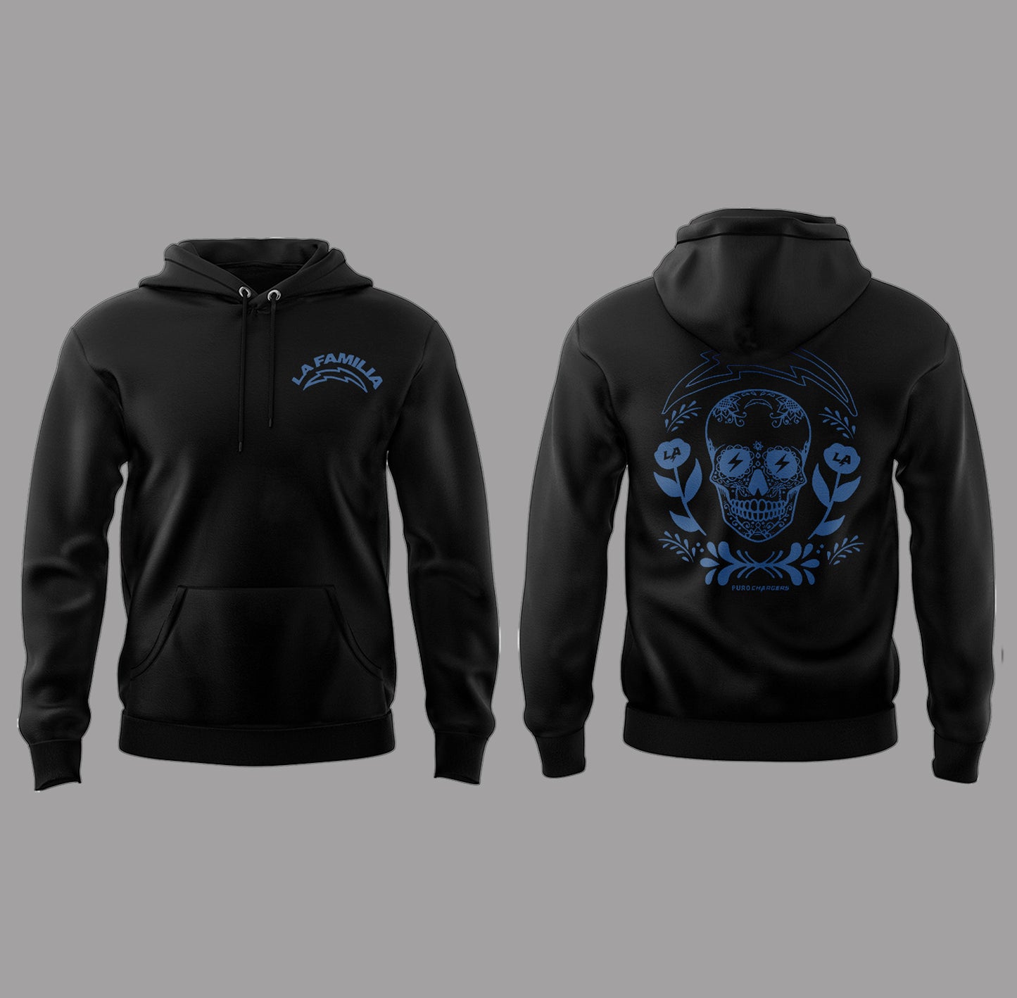 Limited Edition Chargers Bolt Up Hoodie-PA073125004