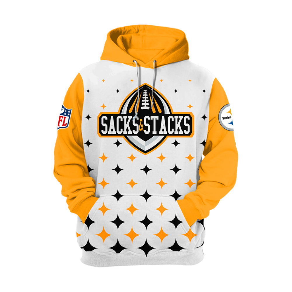 Pittsburgh Steelers NFL 2024 Sack&Stack Limited Hoodie-PU07182406