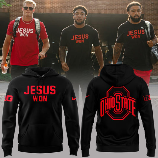 Limited Edition JESUS WON Black Hoodie
