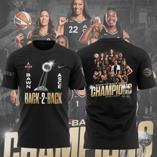 Las Vegas Aces WNBA 2023 Nike Limited Champion T-Shirt-PU092324306