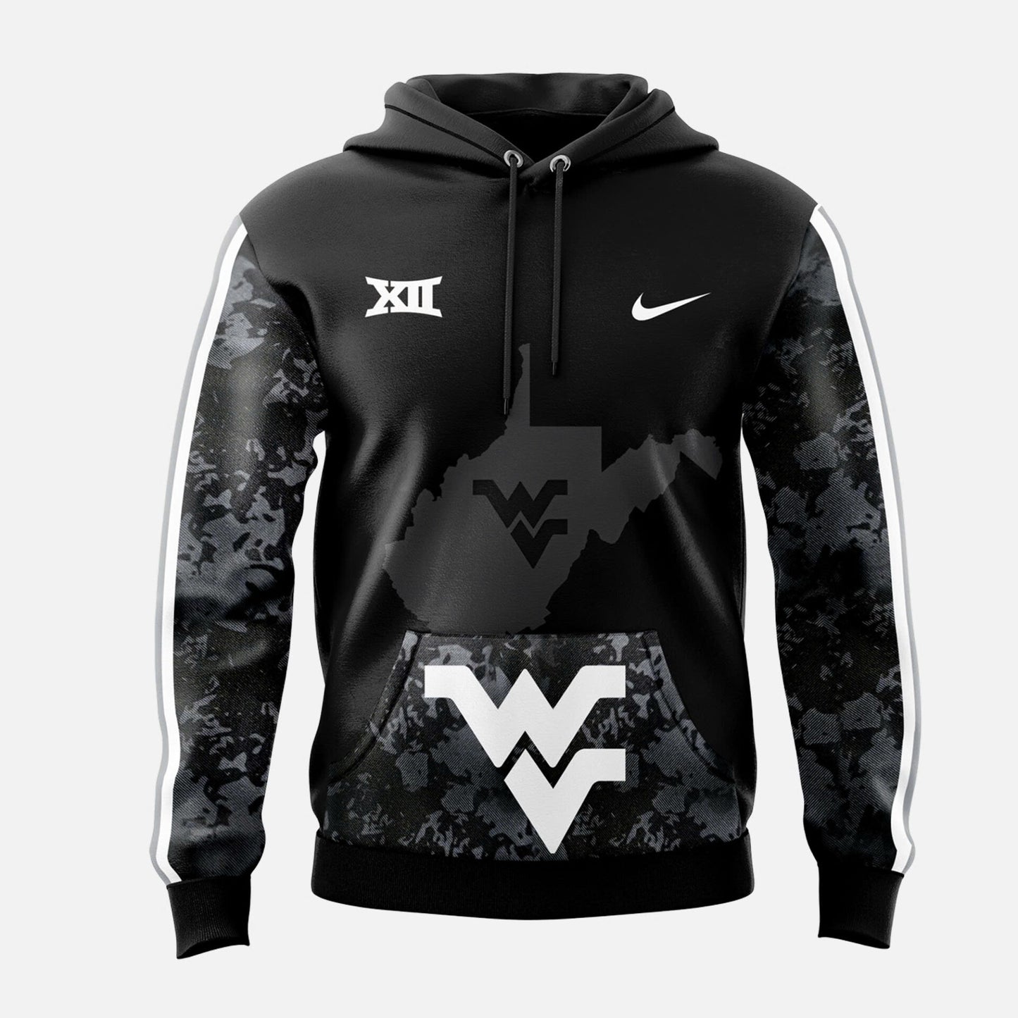 Limited Edition West VA “Coal Rush” Blackout Hoodie-PU111724563