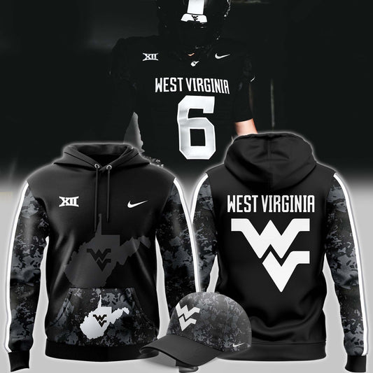 Limited Edition West VA “Coal Rush” Blackout Hoodie-PU111724564