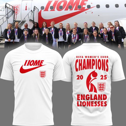 Limited Edition ENGLAND Soccer NK Home Lionesses 2025 TShirt