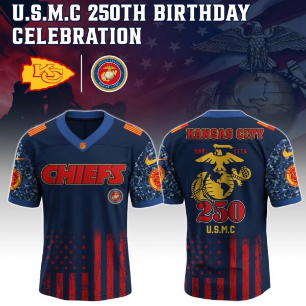 Kansas City Chiefs x U.S.M.C 250TH Birthday Special Edition Jersey - Tycheco
